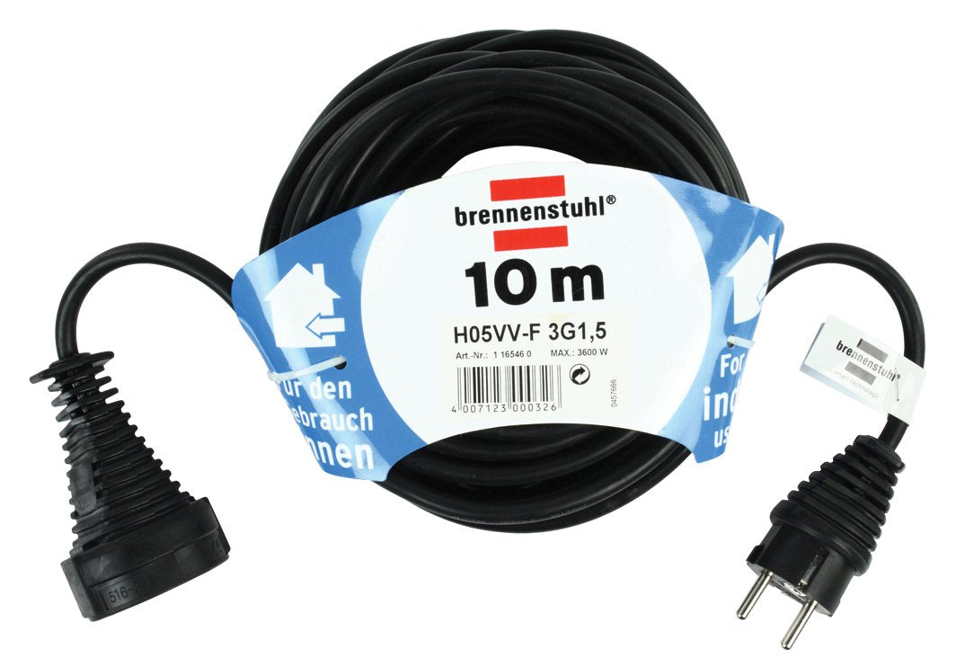 EAN 4007123000326 - Brennenstuhl H05VV-F 3G1,5 Negro 10 m imagen 2