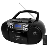 Radiomagnetofon Con Cd Spt 3907b Negro Mp3, Usb, Aux, Bluethooth