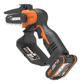 Worx Compact Chainsaw Cordless 20v Con Bateríapack And Charger (Wg324e)