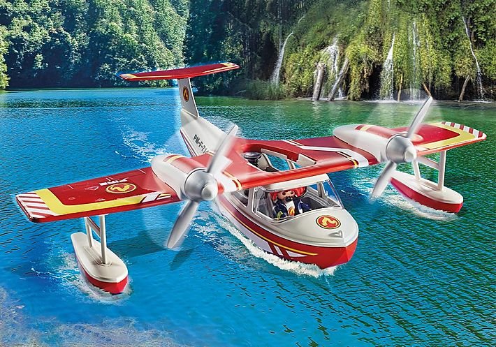 Playmobil 71463 City Action Feuerwehrflugzeug Mit Löschfunktion, Juguete De Construcción 71463