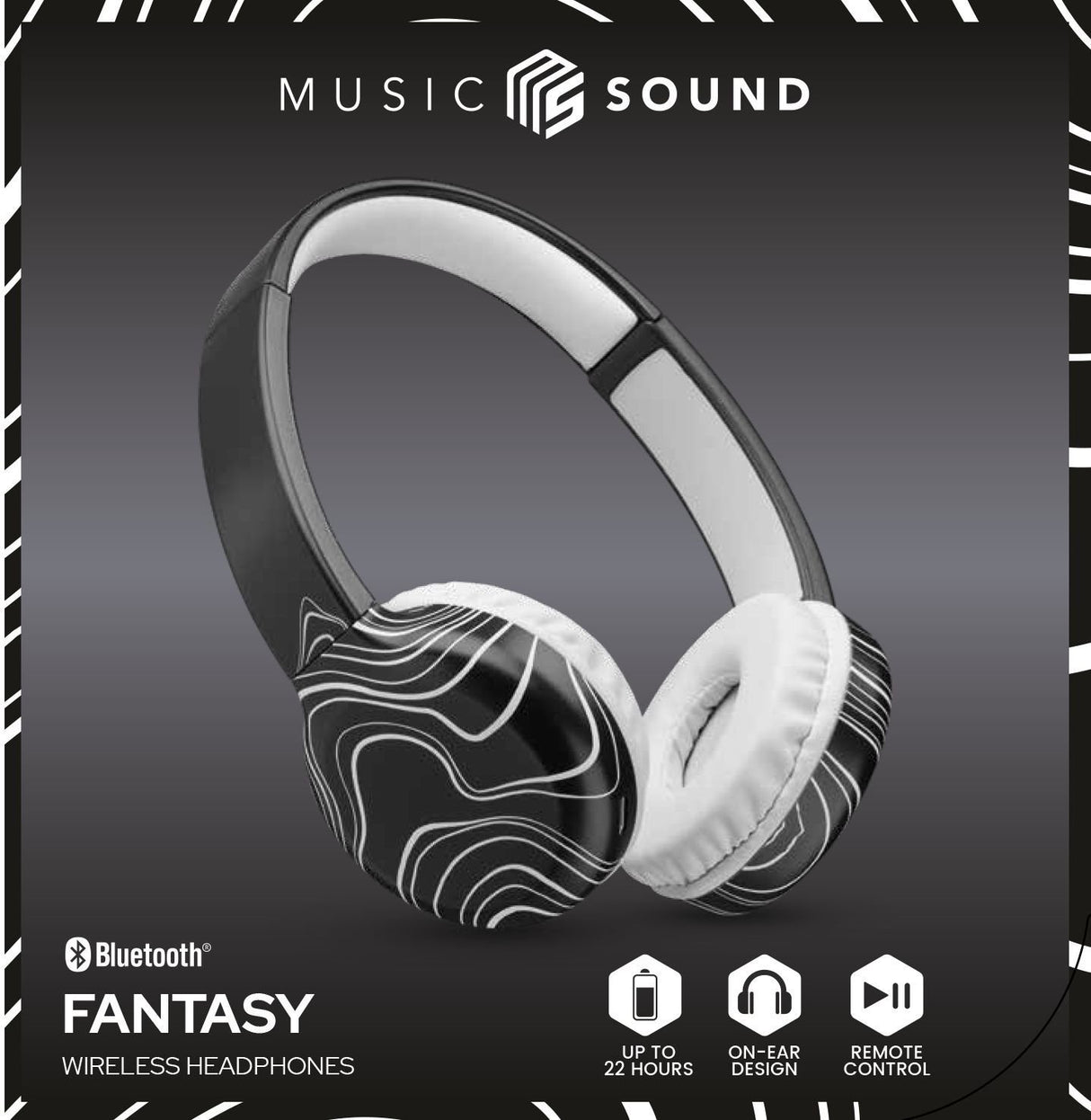 EAN 8018080486654 - Music Sound 8018080486654 Auriculares Diadema Llamadas/Música Bluetooth Negro imagen 2