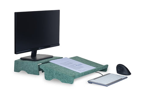 EAN 8719274674078 - BakkerElkhuizen Q-Riser 90 Circular 76,2 cm (30") Escritorio Verde imagen 6