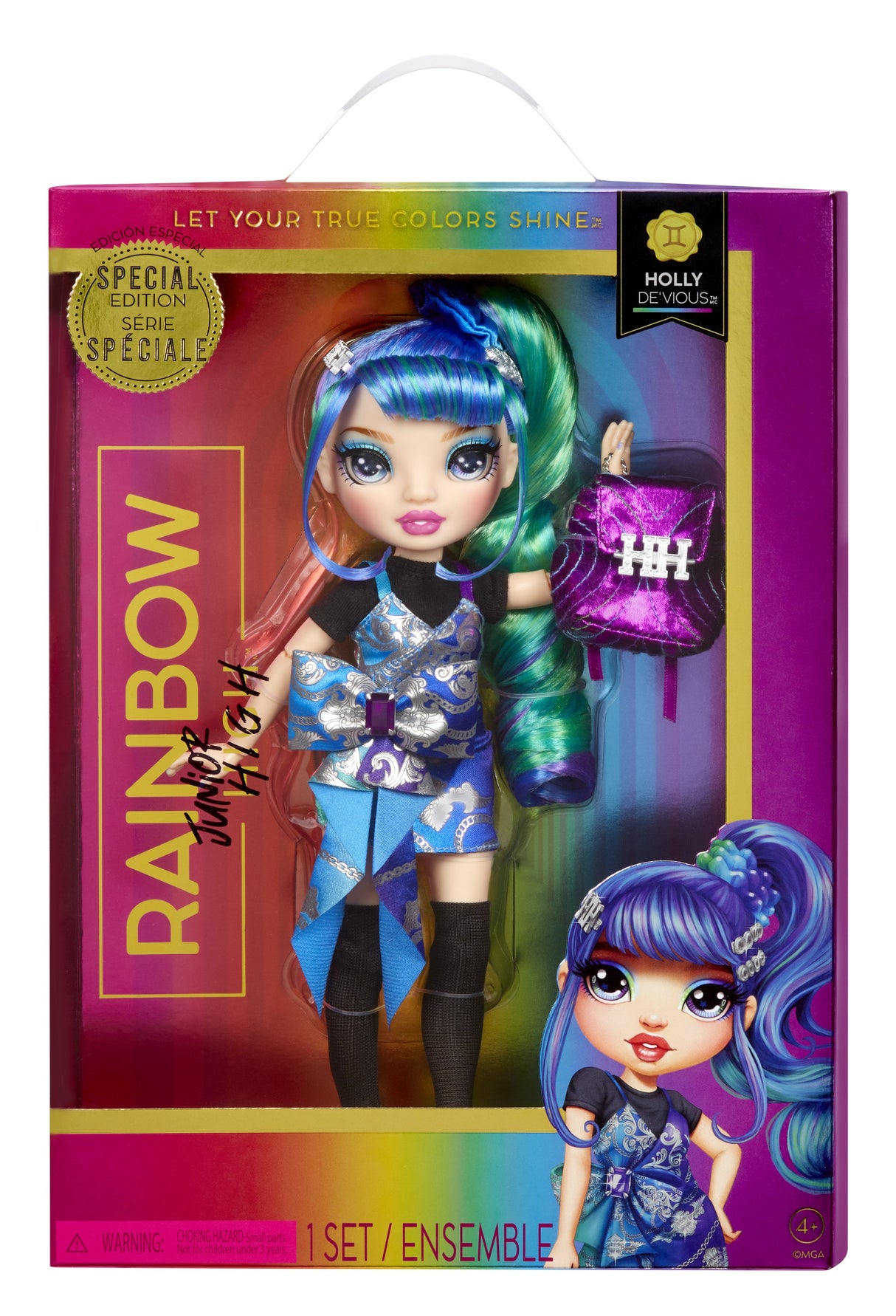 Rainbow High Junior High 590439 Muñeca Holly De Vious - Special Edition