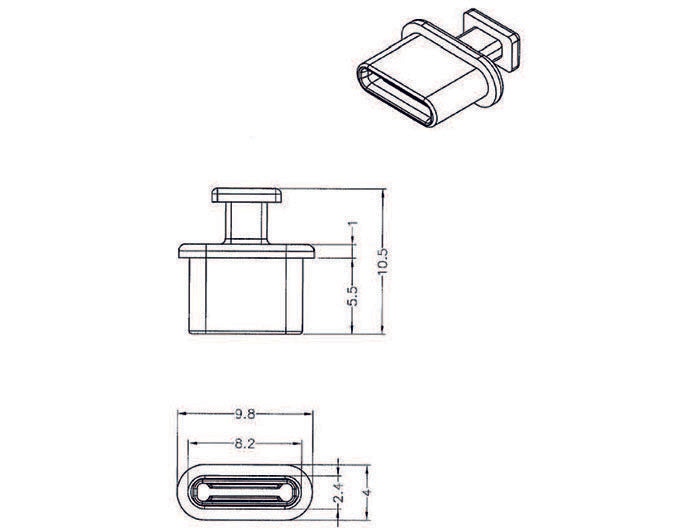 EAN 4043619640133 - DeLOCK 64013 tapa de seguridad para enchufe USB Tipo C Negro 10 pieza(s) imagen 2