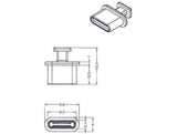 EAN 4043619640133 - DeLOCK 64013 tapa de seguridad para enchufe USB Tipo C Negro 10 pieza(s) imagen 2