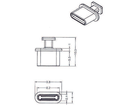 EAN 4043619640133 - DeLOCK 64013 tapa de seguridad para enchufe USB Tipo C Negro 10 pieza(s) imagen 2