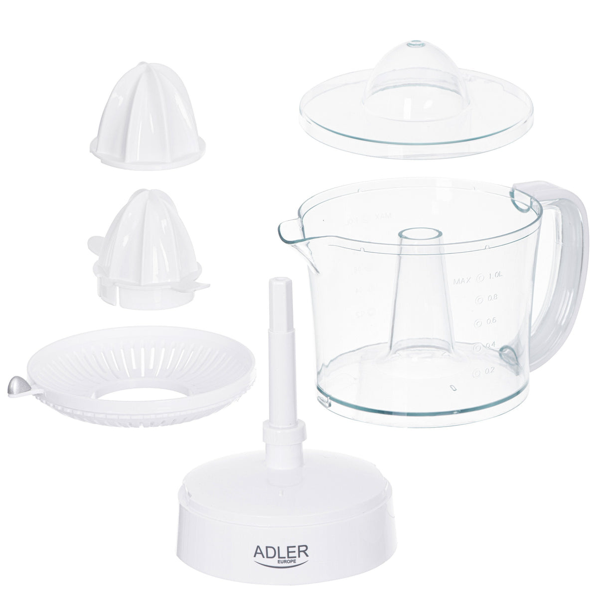 Exprimidor Adler Citrus Juicer Ad 4009 Blanco 40w