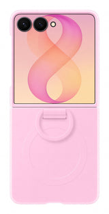 Samsung Silicone Ring Magnet Case Fr Galaxy Flip8 Violet