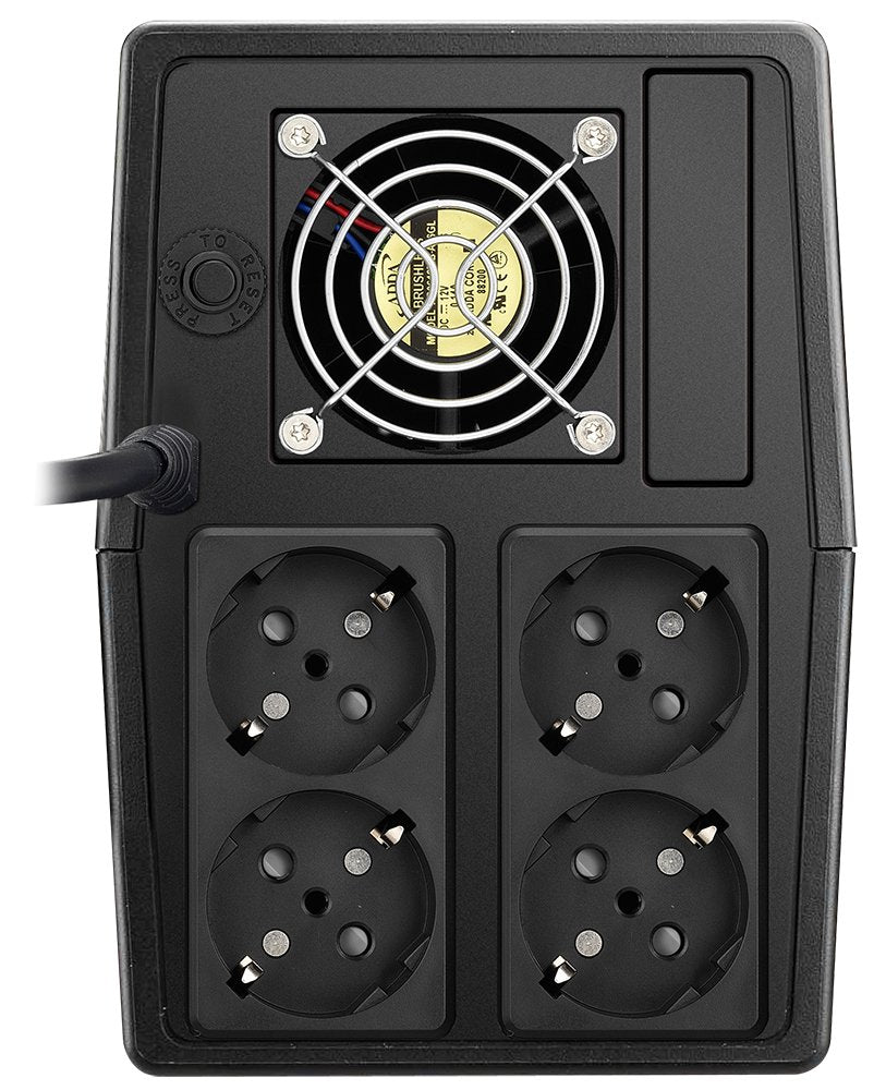 EAN 4711140487656 - FSP FP 1500 sistema de alimentación ininterrumpida (UPS) Línea interactiva 1,5 kVA 900 W 4 salidas AC imagen 2