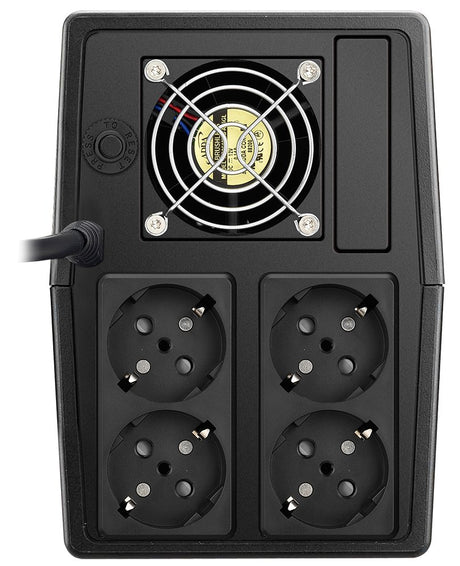 EAN 4711140487656 - FSP FP 1500 sistema de alimentación ininterrumpida (UPS) Línea interactiva 1,5 kVA 900 W 4 salidas AC imagen 2