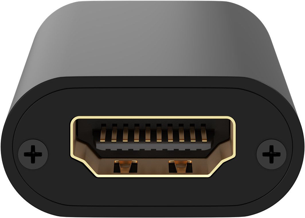 Amplificador De Señal Hdmi 4k A 30 Hz De Goobay, Extensión Hdmi Negra 58491