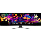 Monitor Gaming Msi Mpg 491cqpde Qd-Oled 124,5 Cm (49 Pulgadas), Negro, Dqhd, Qd-Oled, Curvo, Sincronización Adaptativa, Panel De 144hz 9s6-3fa84t-008