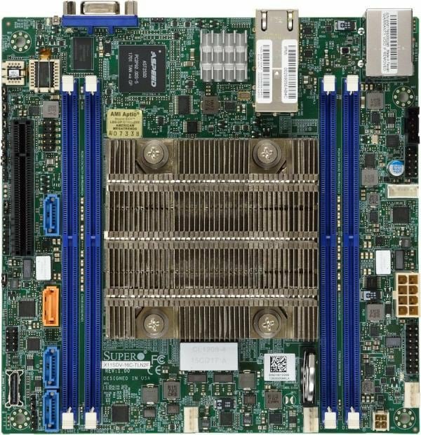 Supermicro Placa Base X11sdv-4c-Tln2f Mini-Itx Xeon D-2123it (4c/8t) 2.2 Ghz Bulk
