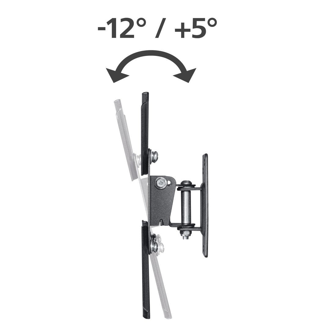 Hama Fullmotion Tv Wall Bracket Black / Soporte De Pared Para Tv De 19" A 48"