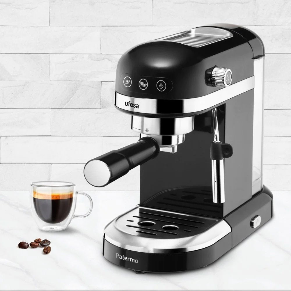 Cafetera Ufesa Palermo 20b Thermoblock Bca. Brazo Negro
