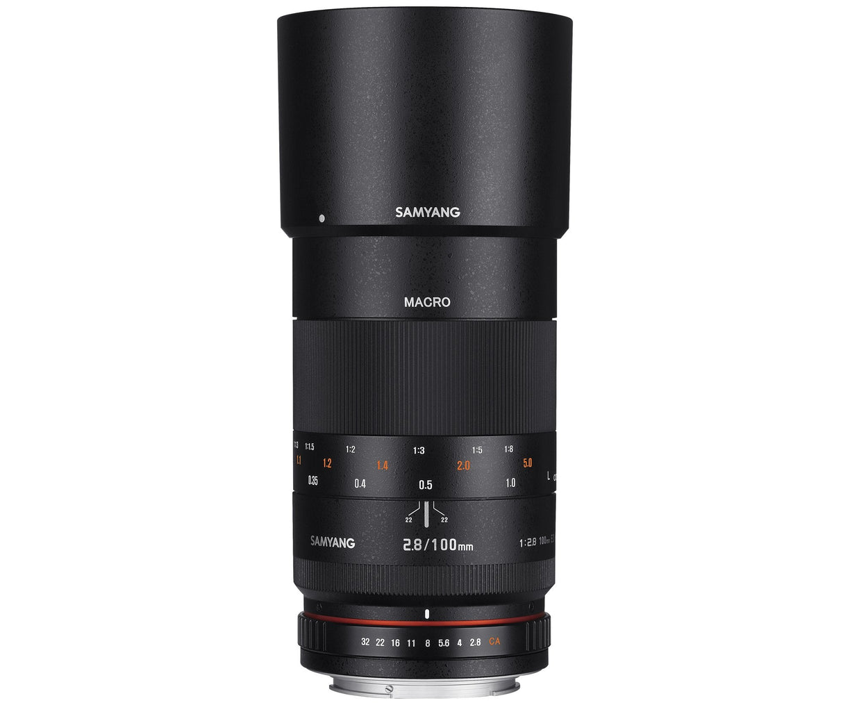 Samyang F1112309101 - Objetivo Fotográfico Dslr Para Micro Cuatro Tercios As If Umc (Distancia Focal Fija 100mm, Apertura F/2.8-32, Diámetro Filtro: 67mm), Negro