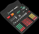 Wera Kraftform Kompakt W Imperial Juego De Herramientas Negro, Incluye Trinquete Rápido Zyklop Con Cabezal Giratorio, 1/4" 5135871001