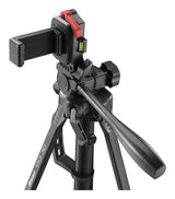 Hama Star 153 3d Tripode Para Camara Y Smartphone - Peso Max 990g - Altura Ajustable Hasta 153cm - Manivela En Columna