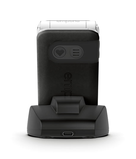 EAN 9005613168940 - Emporia SIMPLICITYglam.4G 7,11 cm (2.8") 106 g Negro Teléfono para personas mayores imagen 4