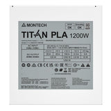 Montech Titan Pla 1200w - 80 Plus & Cybenetics Platinum Netzteil, Modular, Pcie 5.1 - 1200 Watt, Weiss