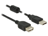 EAN 4043619848829 - DeLOCK 0.5m, 2xUSB 2.0-A cable USB USB 2.0 0,5 m USB A Negro imagen 1