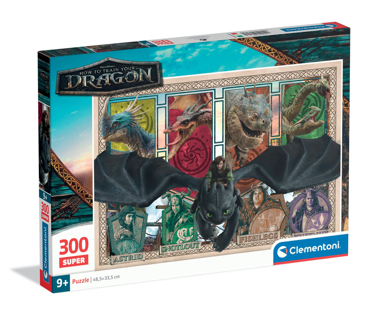 Puzzle Como Entrenar A Tu Dragon 300pzs