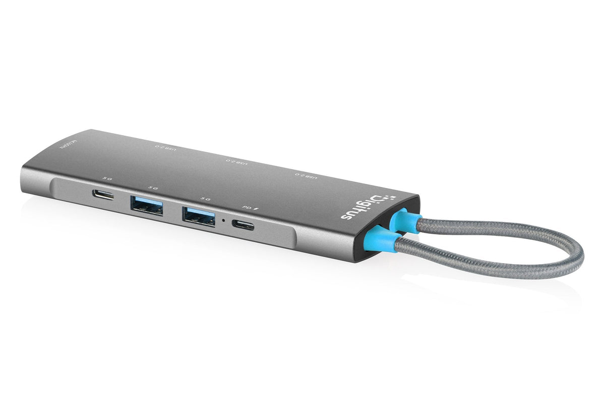 Digitus Usb-C Docking Station, 8-Port, Hdmi, Usb, Pd