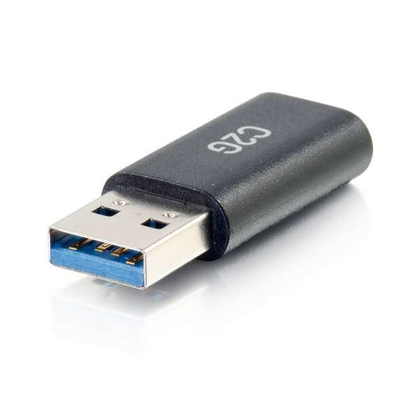 EAN 0757120544272 - C2G 54427 cambiador de género para cable USB 3.0 A = Negro imagen 2