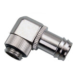 K Koolance G1 4 Ag A G1 4 Ig Adapter, 90°, Swivel - Vernickelt