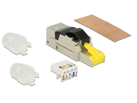 EAN 4043619862856 - DeLOCK 86285 conector RJ45 Negro, Plata, Transparente, Amarillo imagen 3