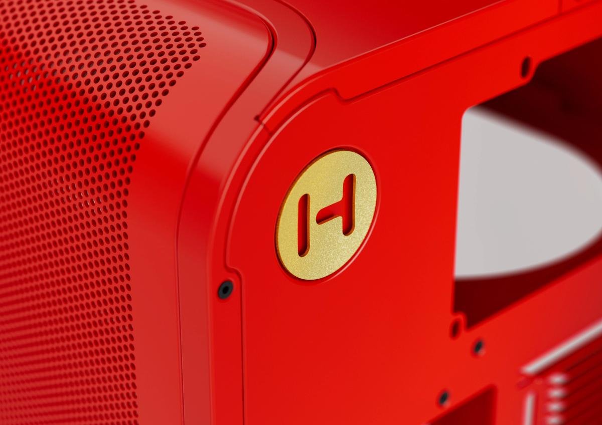 Hyte Cs-Hyte-X50g-Rr, Cajas De Torre Rojo