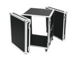 Roadinger Verstärkerrack Pr-2 47cm Rollos 3010982c - Flightcase