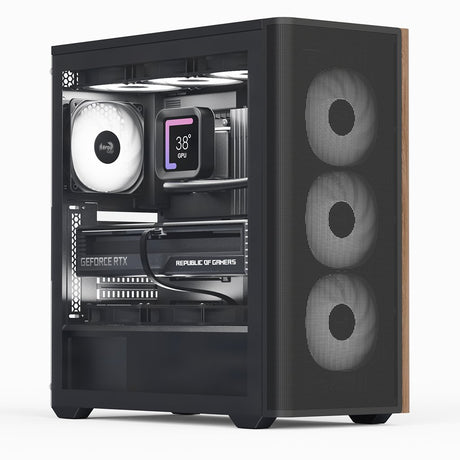 EAN 4711099479719 - Aerocool D501A Midi Tower Negro, Madera imagen 1