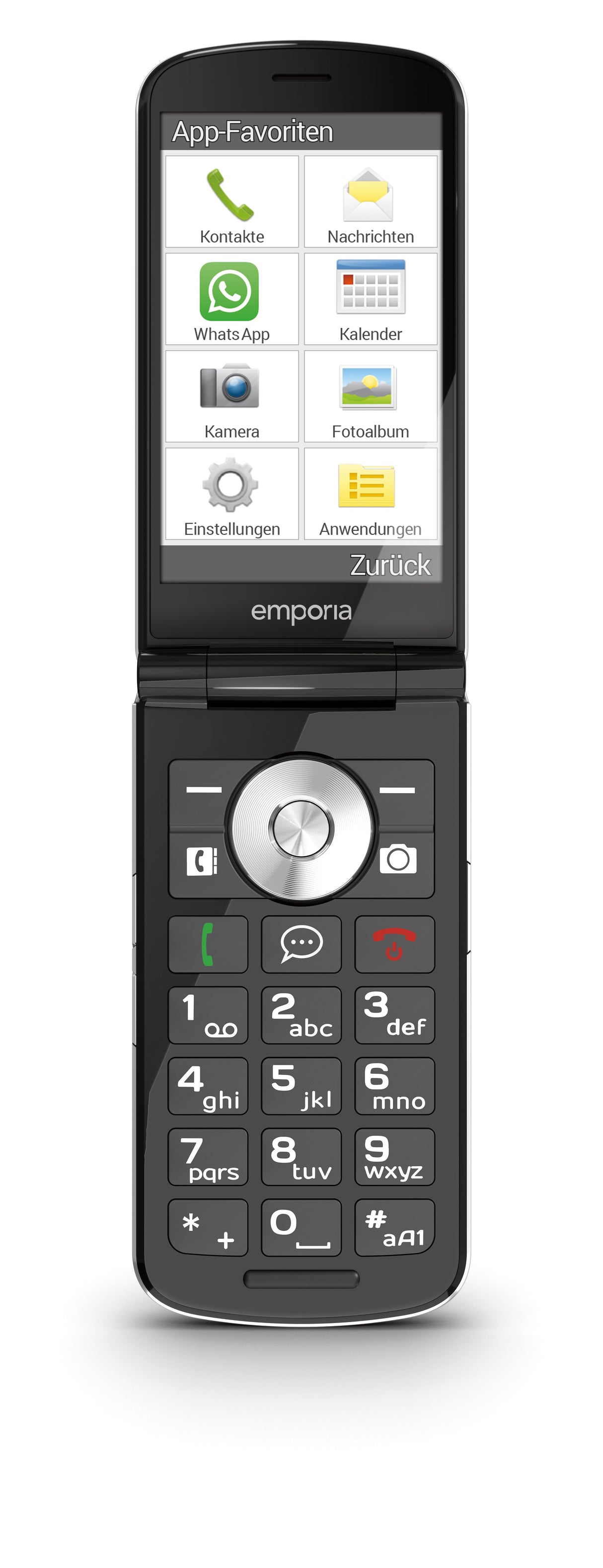 EAN 9005613168780 - Emporia emporiaTOUCHsmart.3 8,81 cm (3.47") 150 g Negro Teléfono para personas mayores imagen 23