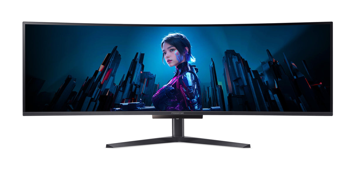 Acer Predator X49xbmipphuzx 49" Dualqhd Oled 32:9 240hz 1000cd M2 Hdm2.1 2xdp Hub Usb Usb Typ C Speakers Height