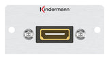 Kindermann 7444000542 Hdmi Inserto 50x50 Con Mazo De Cables