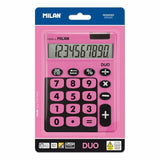 Milan Calculadora Touch Duo 10 Digitos Dual Blister Rosa
