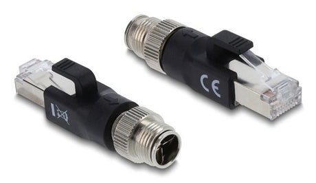 EAN 4043619908332 - DeLOCK 90833 cambiador de género para cable M12 8-pin RJ-45 Negro imagen 1