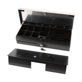 Olympia Hs 170s Cajón Para Dinero Con Cerradura Compatible Con Rj12, 8 Compartimentos Para Monedas Y 6 Billetes, Metálica