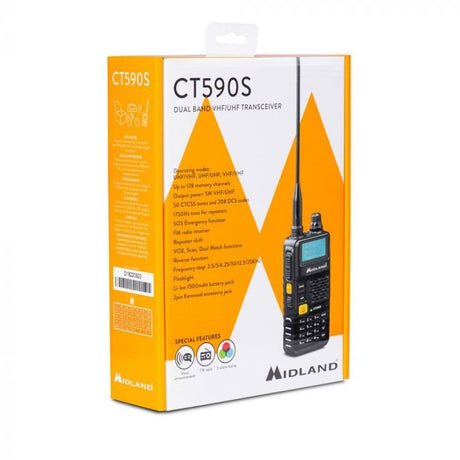 EAN 8011869202063 - Midland CT590 S two-way radios 128 canales VHF 114 - 146/ UHF 430 - 440 Negro imagen 5