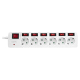 EAN 4052792060577 - LogiLink LPS250 base múltiple 1,5 m 6 salidas AC Interior Blanco imagen 2
