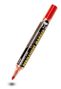 Pentel Maxiflo Nlf50 Rotulador Permanente Punta Bala Rojo