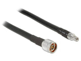 Delock Cable De Antena De Macho N  Macho Rp-Sma Cfd400 Llc400 2 M De Baja Pérdida