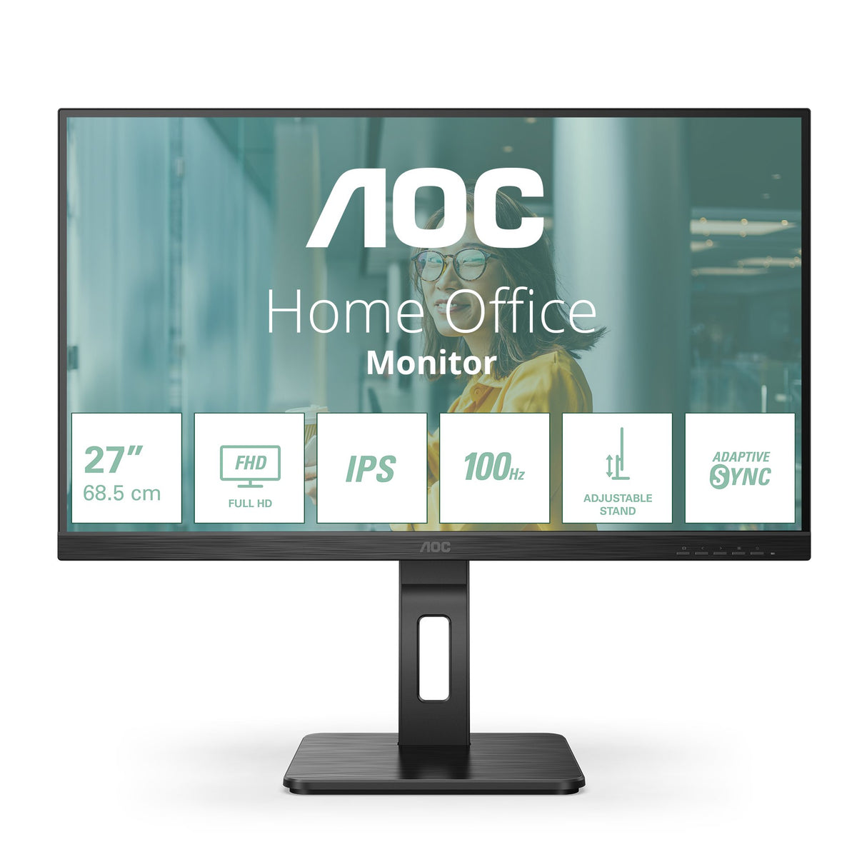 EAN 4038986187329 - AOC P2 27P2Q pantalla para PC 68,6 cm (27") 1920 x 1080 Pixeles Full HD LED Negro imagen 1