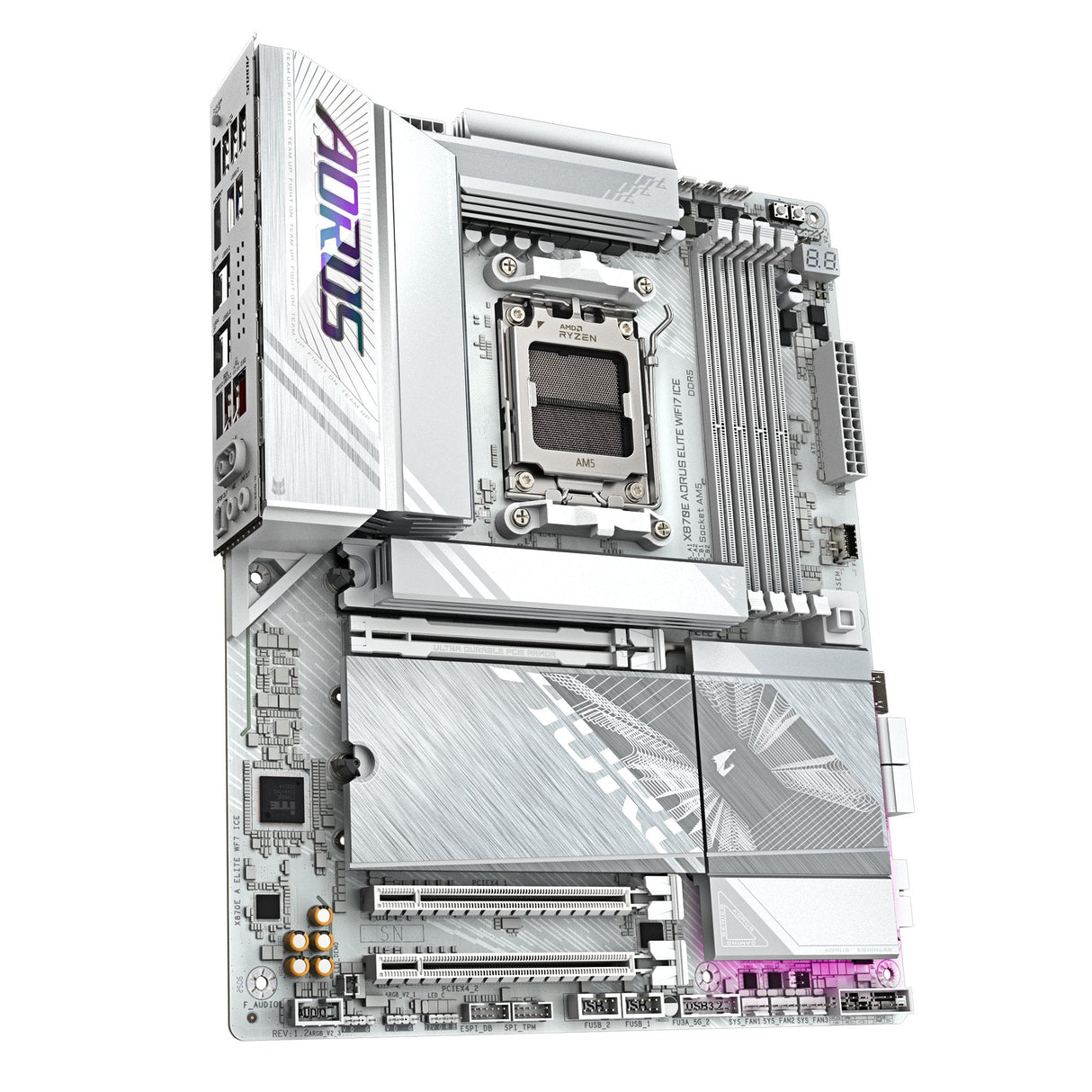 Ga-X870e A Elite Wifi7 Ice (Am5) (D)