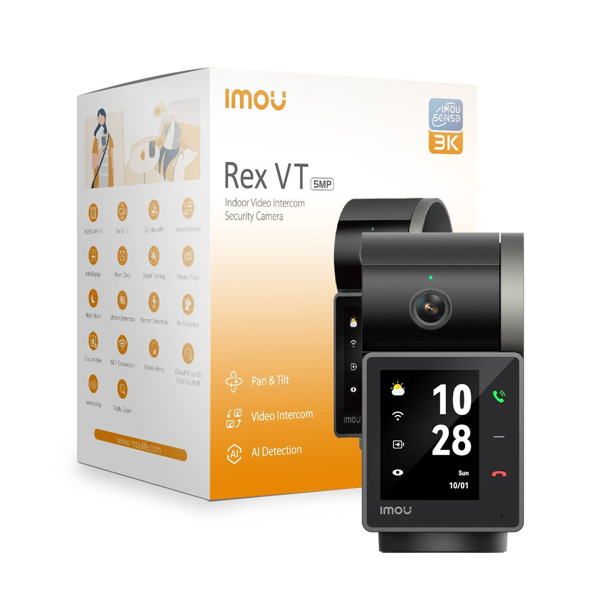 Wrl Camera 5mp Rex Vt/Ipc-S2vbp-5m0wr Imou