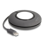 Cable Delock 83019 De Carga De Carrete Usb Type-C Para Apple Watch 1 M Gris Magnético