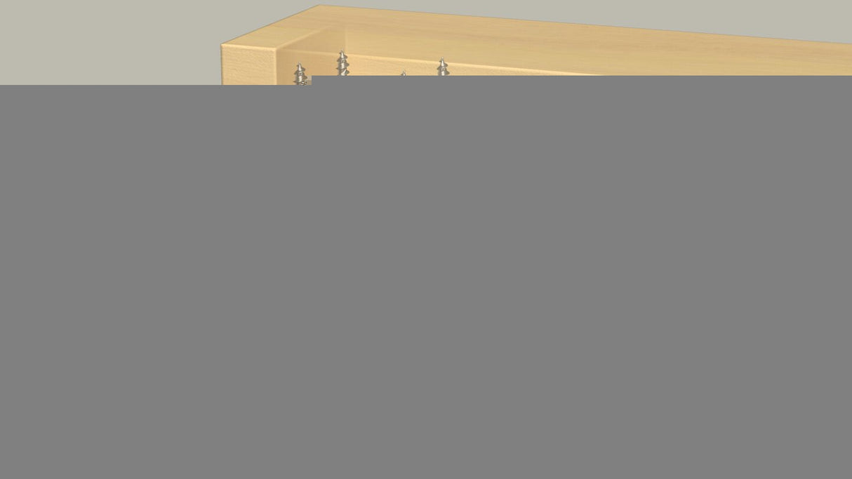 Tornillo De Construcción Para Madera Fischer Powerfull Ii 8,0x180 Zk Tx Vg 50 Piezas, Rosca Completa, Galvanizado 562961