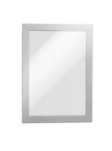 Marco Informativo Durable Duraframe A5 Autoadhesivo 2 Piezas Plateado