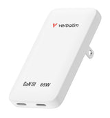 Verbatim Slim Gan Charger 2 Port 65w Eu Uk Us Blanco